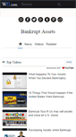 Mobile Screenshot of bankruptassets.com